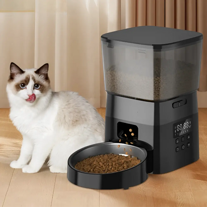Excel Pets Smart Auto Pet Feeder For Cats And Small To Medium Dogs With Automatic Dry Food Dispenser And Precise Portion Control - Animals & Pet Supplies > Pet Supplies > Pet Bowls, Feeders & Waterers > Automatic Feeders Other