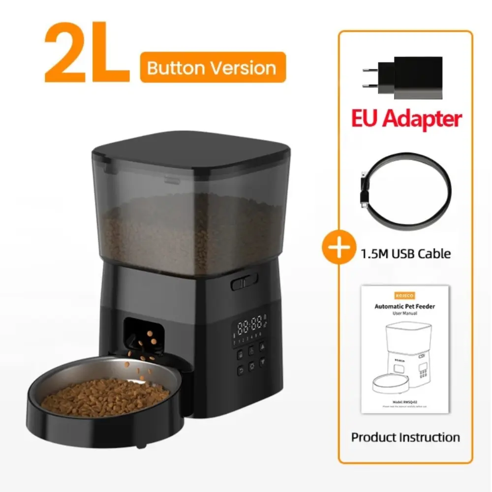 Excel Pets Smart Auto Pet Feeder For Cats And Small To Medium Dogs With Automatic Dry Food Dispenser And Precise Portion Control - Animals & Pet Supplies > Pet Supplies > Pet Bowls, Feeders & Waterers > Automatic Feeders Other