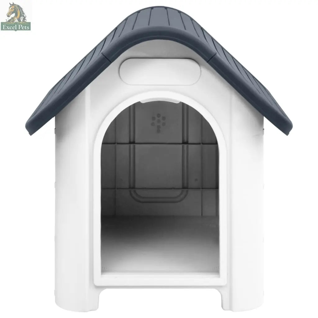vidaXL Dog House Garden Dog Kennel Small Pet Cage Puppy Shelter Polypropylene-0