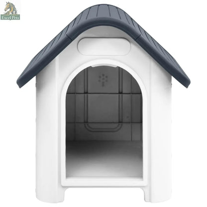 vidaXL Dog House Garden Dog Kennel Small Pet Cage Puppy Shelter Polypropylene-0