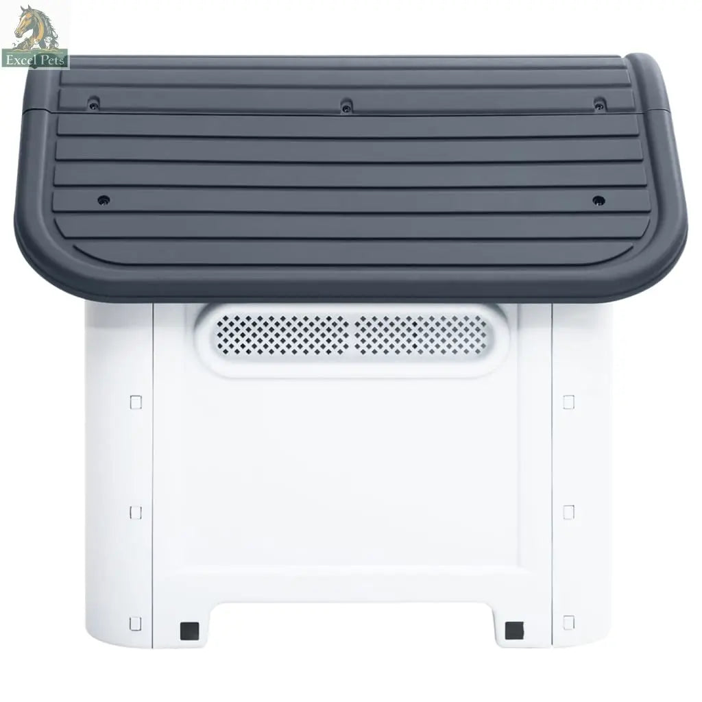 vidaXL Dog House Garden Dog Kennel Small Pet Cage Puppy Shelter Polypropylene-1