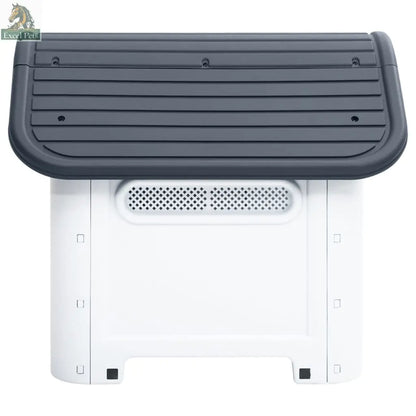 vidaXL Dog House Garden Dog Kennel Small Pet Cage Puppy Shelter Polypropylene-1